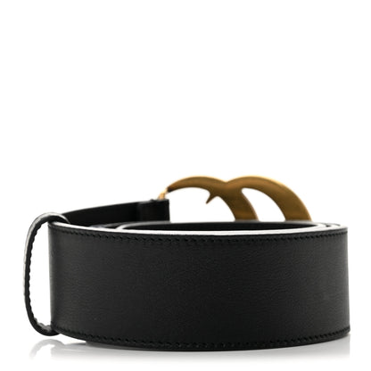 Gucci Calfskin Double G 40mm Belt 80 32 Black 2 of 7