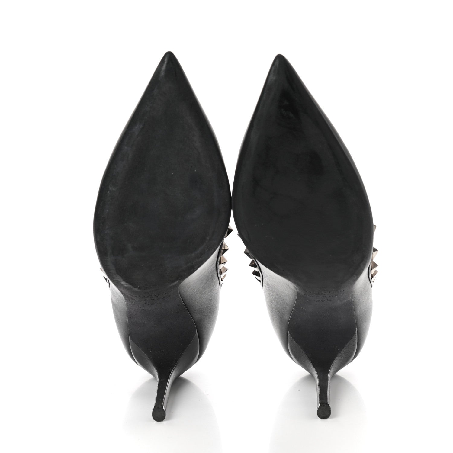 Valentino Garavani Nappa Rockstud 100mm Pumps 36 Black 5 of 9