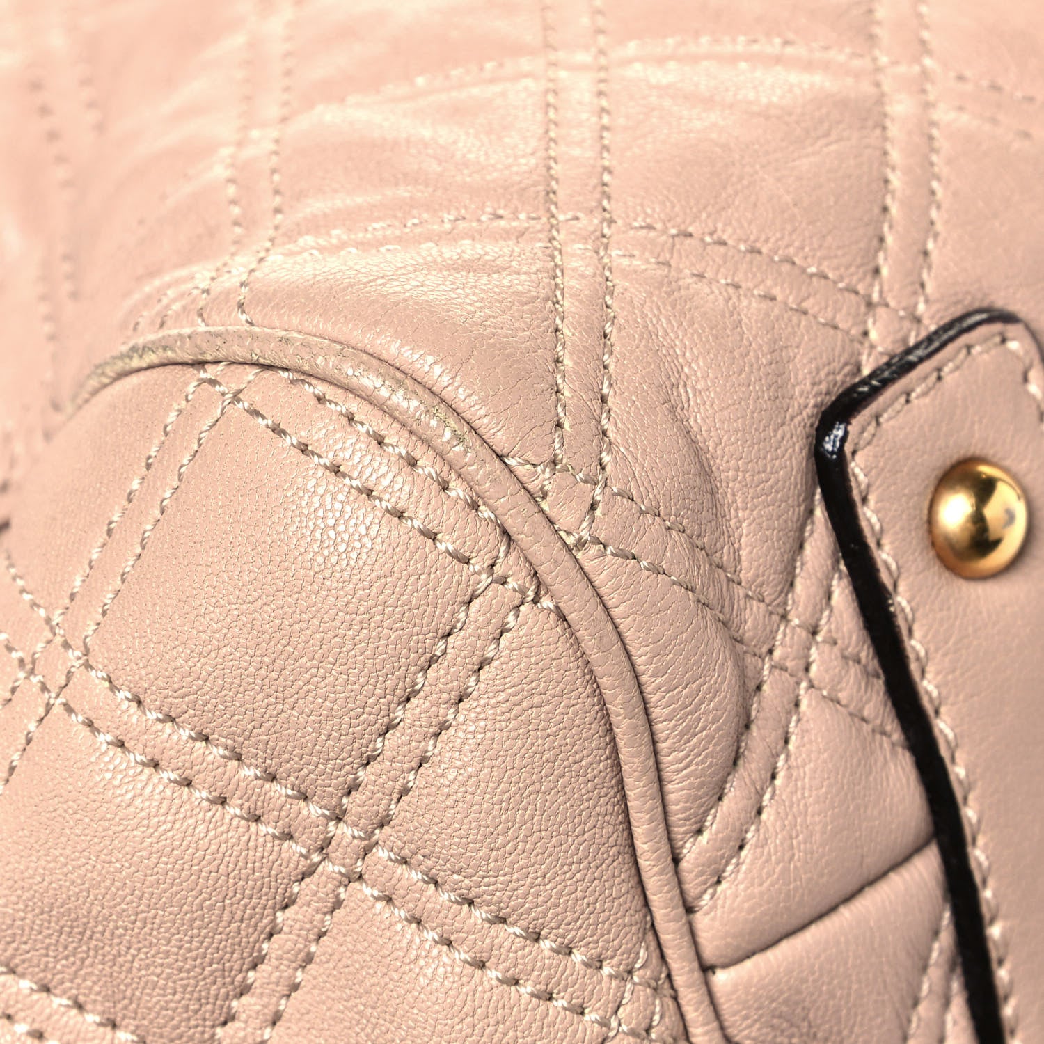 Marc Jacobs Calfskin Quilted Stam Beige 11 of 14