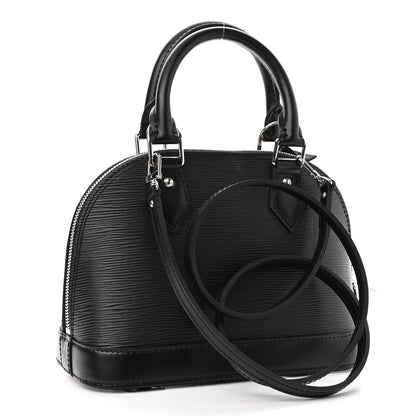 Louis Vuitton Epi Alma BB Black 3 of 9