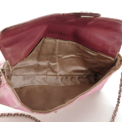 Chanel Nylon Travel East West Flap Pink 5 of 10
