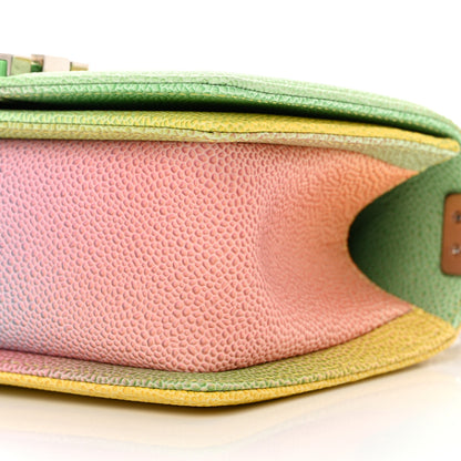 Chanel Caviar Quilted Small Cuba Rainbow Boy Flap Multicolor 10 of 11