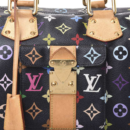 Louis Vuitton Monogram Multicolor Speedy 30 Black 6 of 14