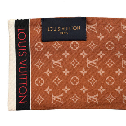 Louis Vuitton Silk Monogram Bandeau Brown 3 of 3