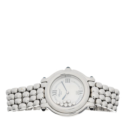 Chopard Stainless Steel 7 Diamond 32mm Happy Sport Quartz Watch 2 of 5