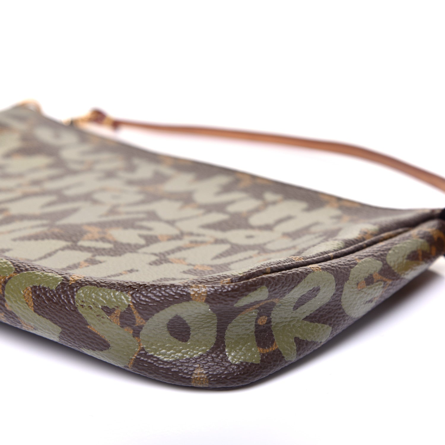 Louis Vuitton Monogram Graffiti Pochette Accessories Kaki 8 of 9