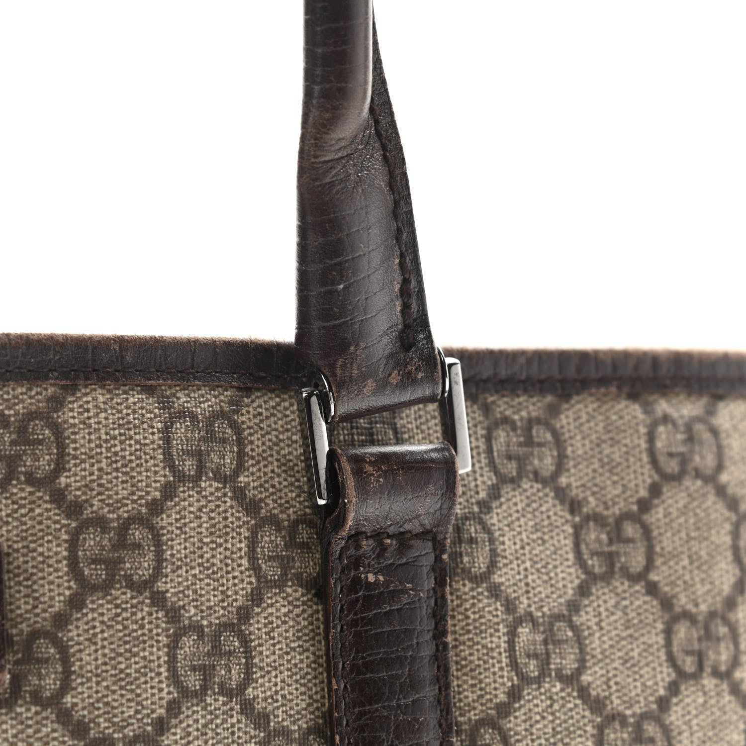 Gucci GG Plus Monogram Medium Joy Tote Dark Brown 13 of 16