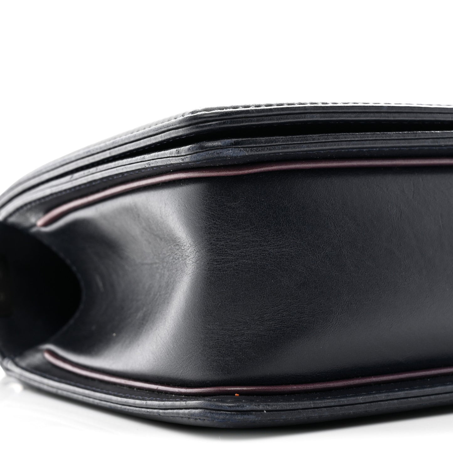 Calfskin Embossed New Medium Paris Salzburg Boy Flap Navy