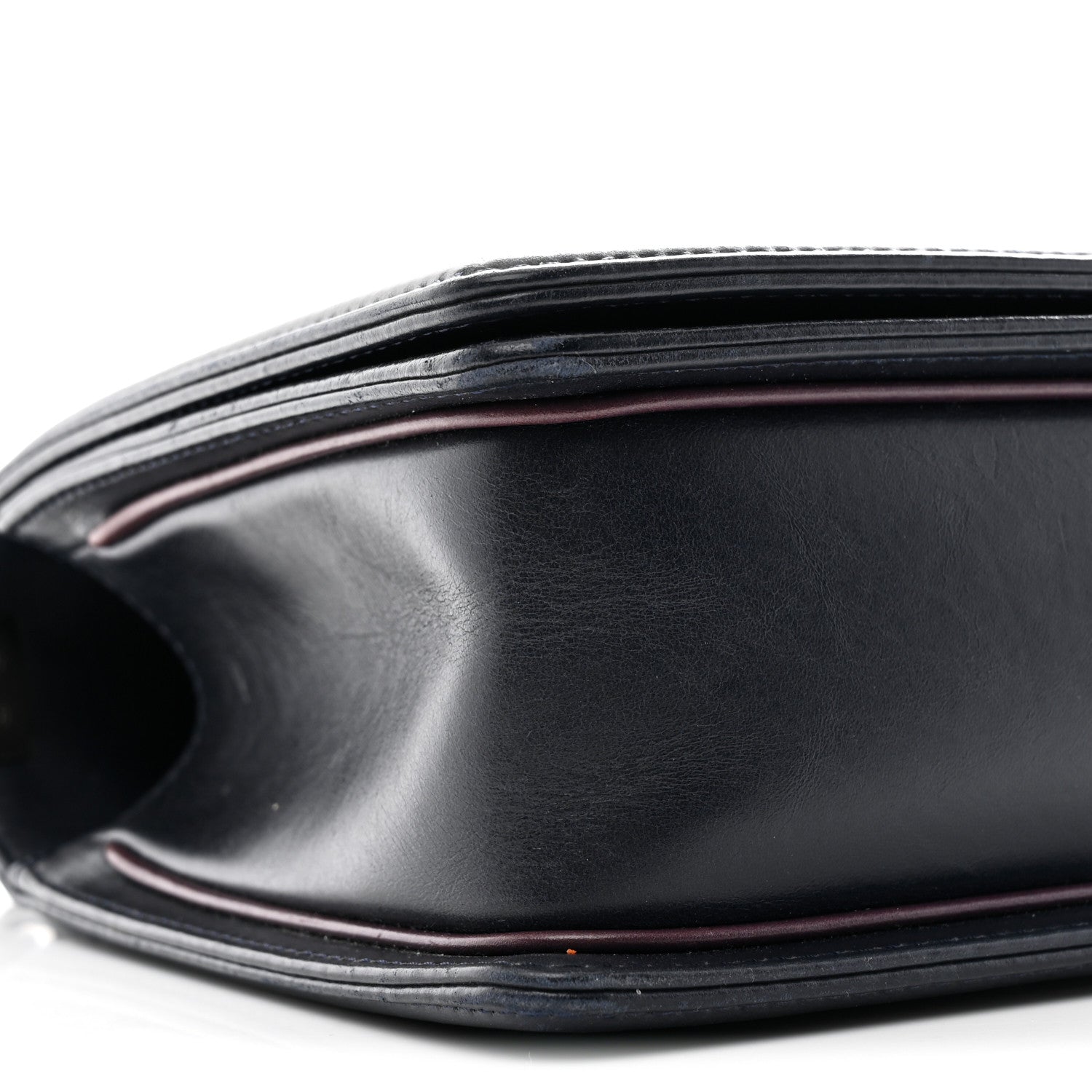 Chanel Calfskin Embossed New Medium Paris Salzburg Boy Flap Navy 9 of 11