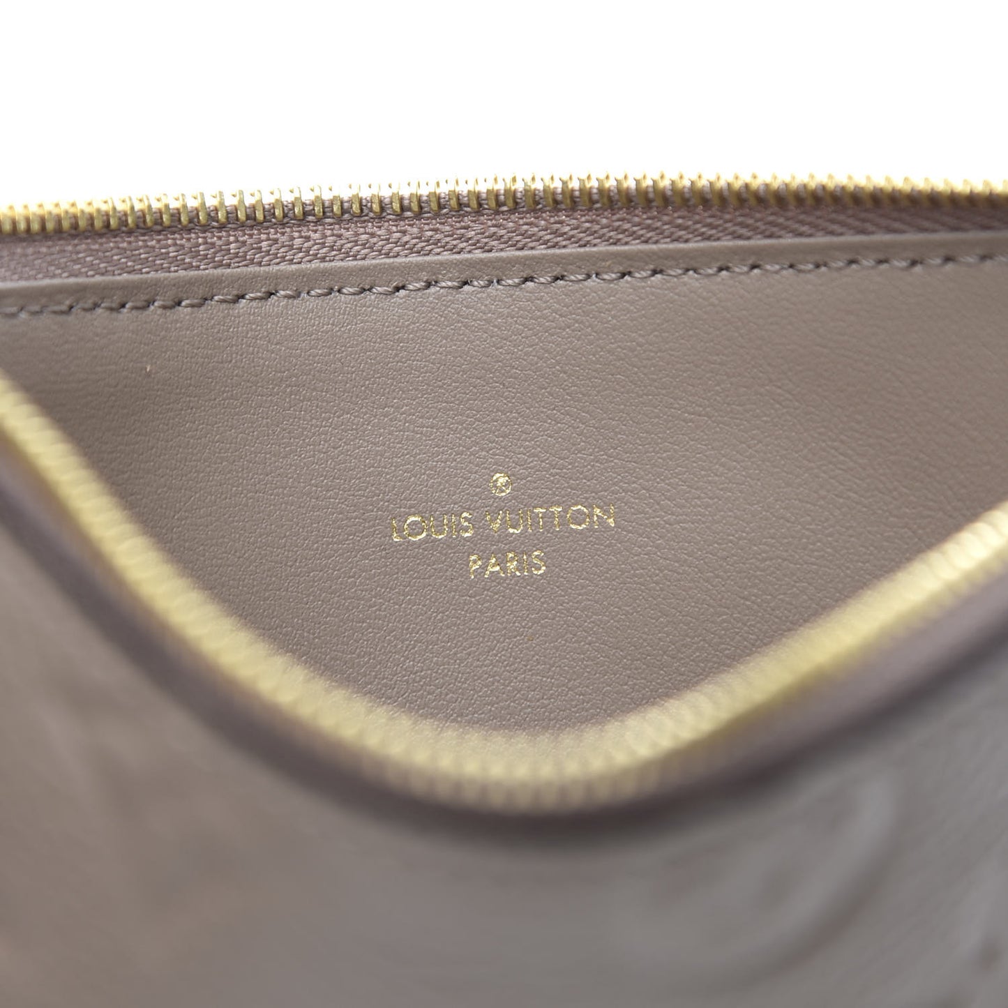 Empreinte Felicie Chain Wallet Zippered Insert Tourterelle