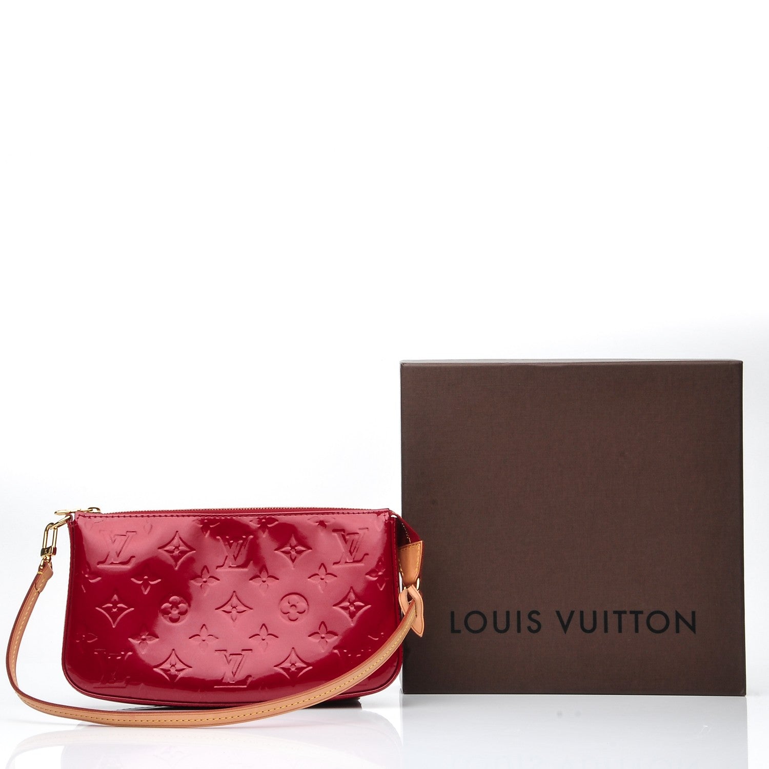 Louis Vuitton Vernis Pochette Accessories NM Pomme d'Amour 8 of 8