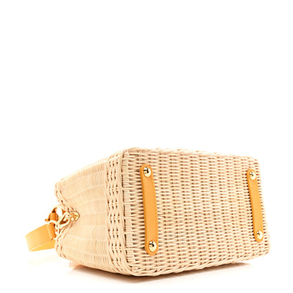 Louis Vuitton Rattan Calfskin Capucines BB Golden Yellow 4 of 12