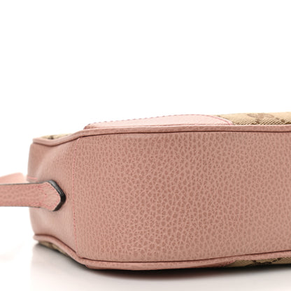 Gucci Monogram Mini Bree Messenger Bag Beige Soft Pink 9 of 15