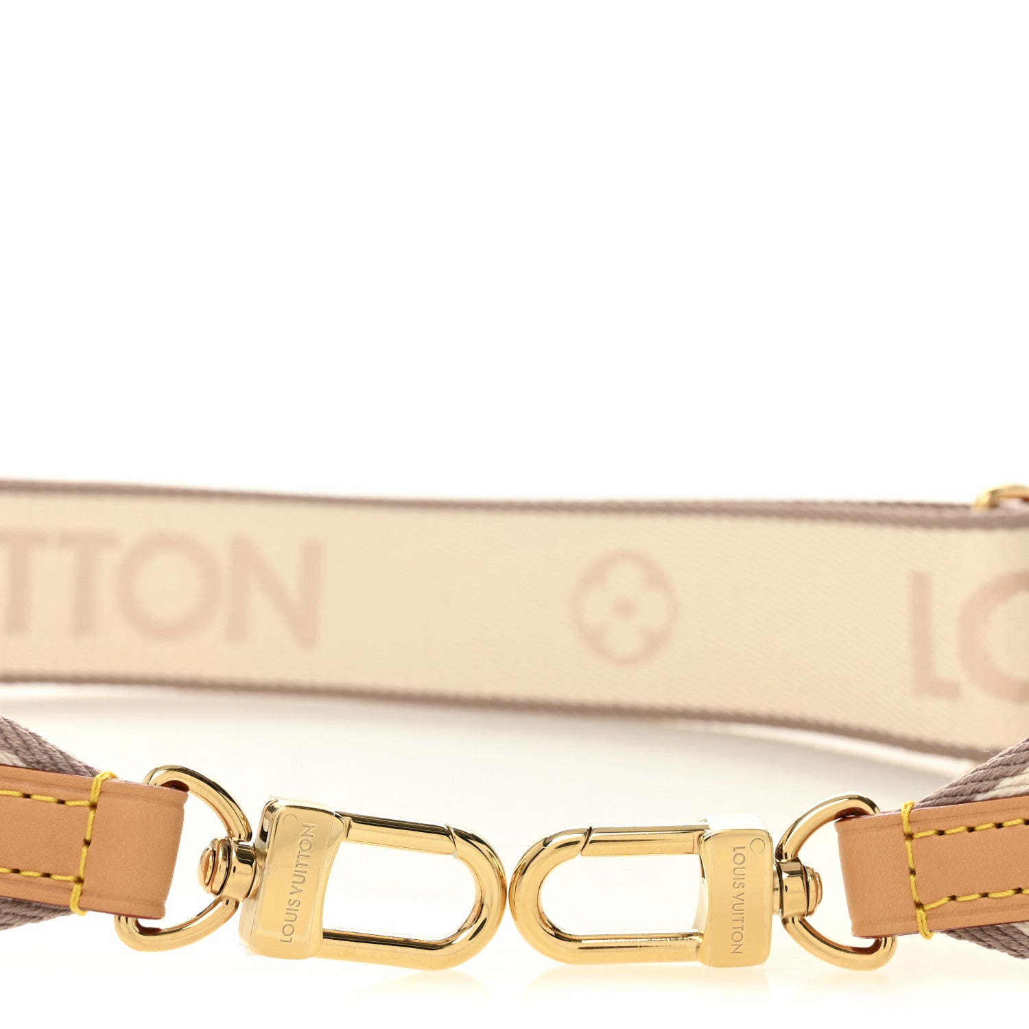 Louis Vuitton Jacquard Diane Shoulder Strap Creme Beige 3 of 3