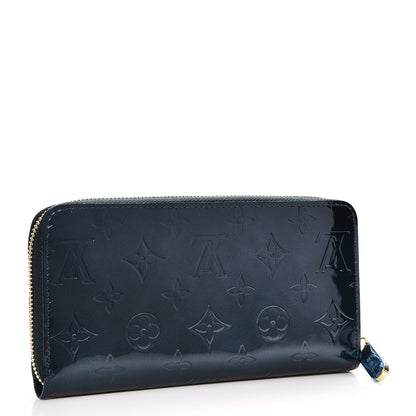 Louis Vuitton Vernis Zippy Wallet Blue Nuit 3 of 7