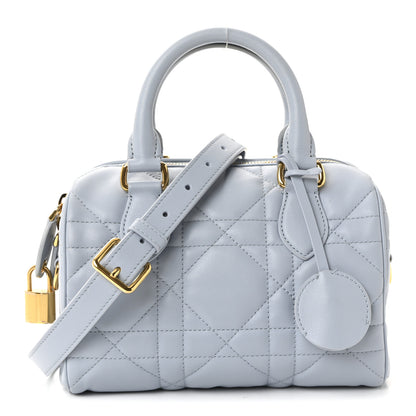 Christian Dior Calfskin Macrocannage Groove 20 Bag Pale Blue 1 of 10
