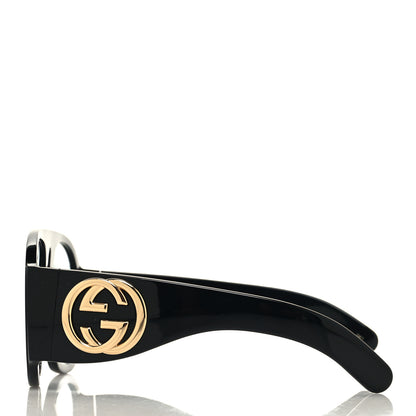 Gucci Oversized Aviator Sunglasses GG0152S Black 3 of 7