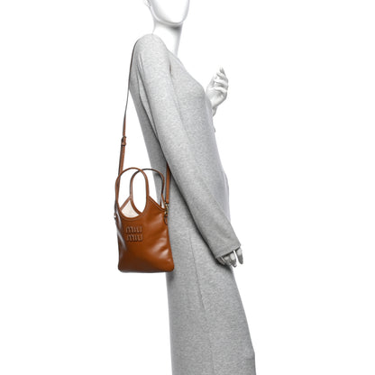 Miu Miu Nappa Mini Ivy Bag Cognac 2 of 9