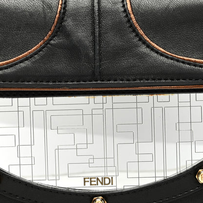 Fendi Zucca Vanity Mirror Clutch Black 7 of 10