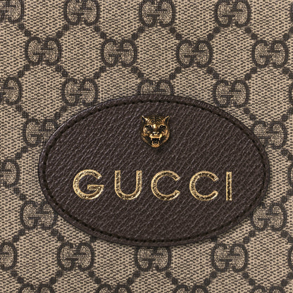 Gucci GG Supreme Monogram Web Neo Vintage Shoulder Bag Beige New Acero Crop 8 of 11