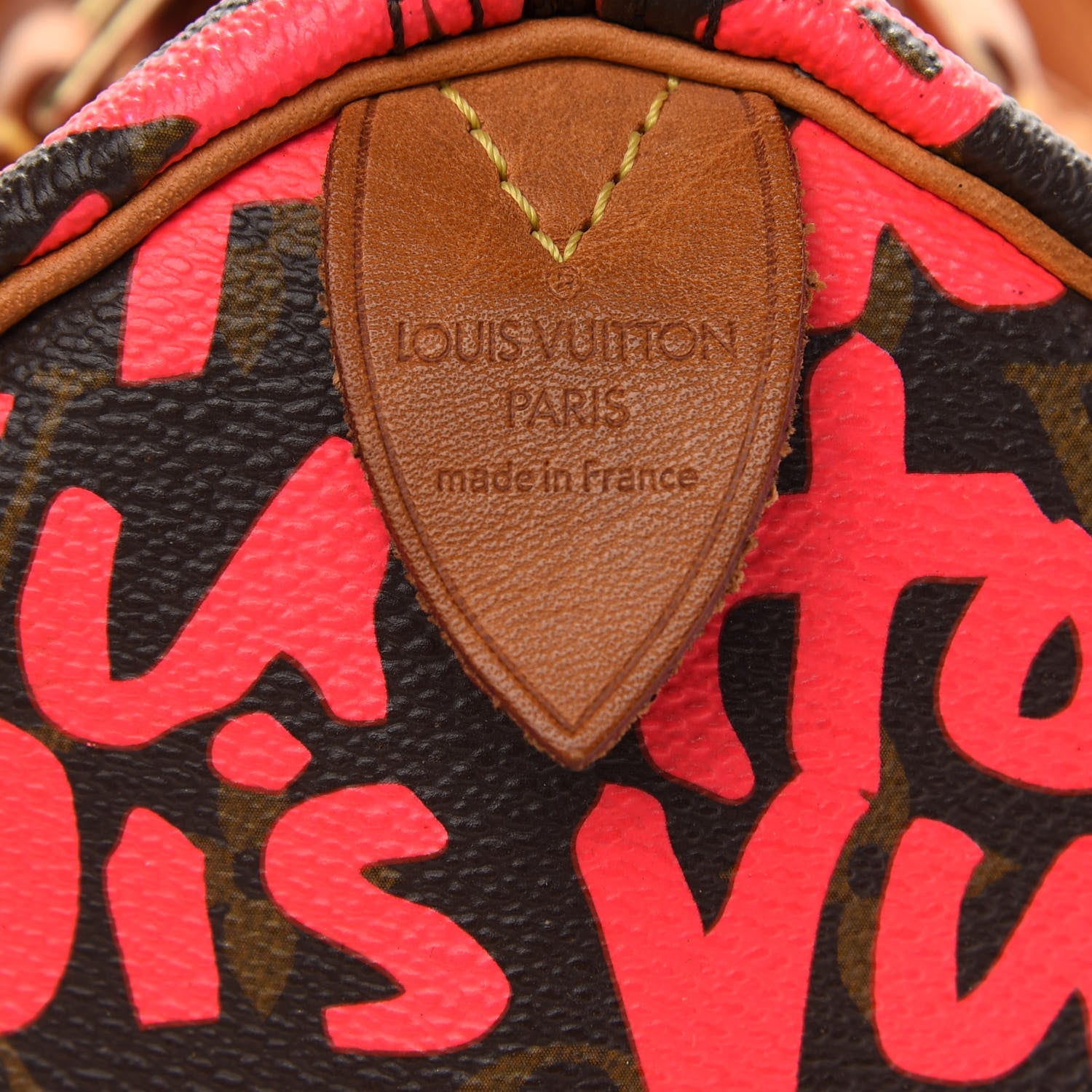 Louis Vuitton Monogram Graffiti Speedy 30 Fuchsia 6 of 10