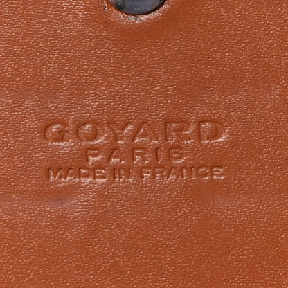 Goyard Goyardine Varenne Long Wallet Black Gold 6 of 10