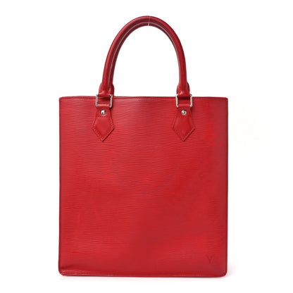 Louis Vuitton Epi Sac Plat PM Castillan Red 1 of 19