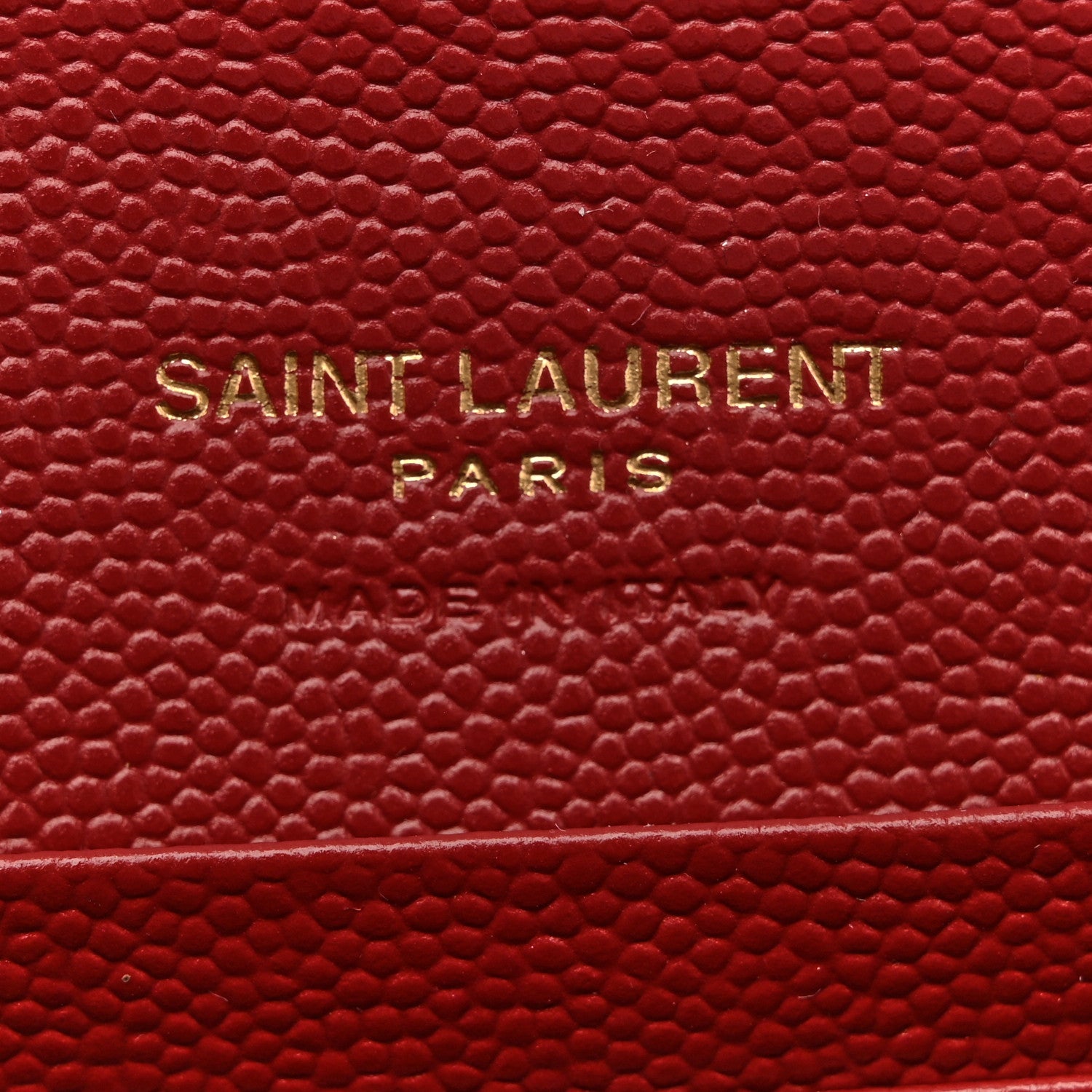 Saint Laurent Grain De Poudre Matelasse Chevron Small Monogram Envelope Wallet Bordeaux 6 of 11