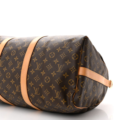 Louis Vuitton Monogram Keepall Bandouliere 50 10 of 17