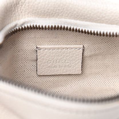Gucci Grained Calfskin Small Logo Belt Bag White 6 of 12