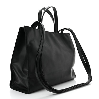 Telfar Vegan Leather Medium Shopping Bag Black 3 of 12