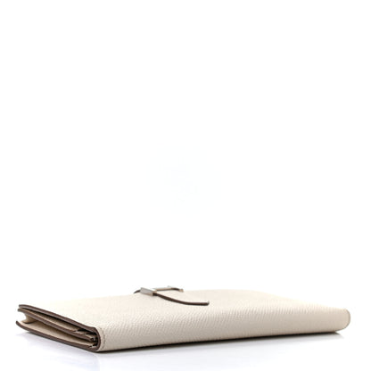 Hermes Epsom Bearn Gusset Wallet Craie 4 of 8