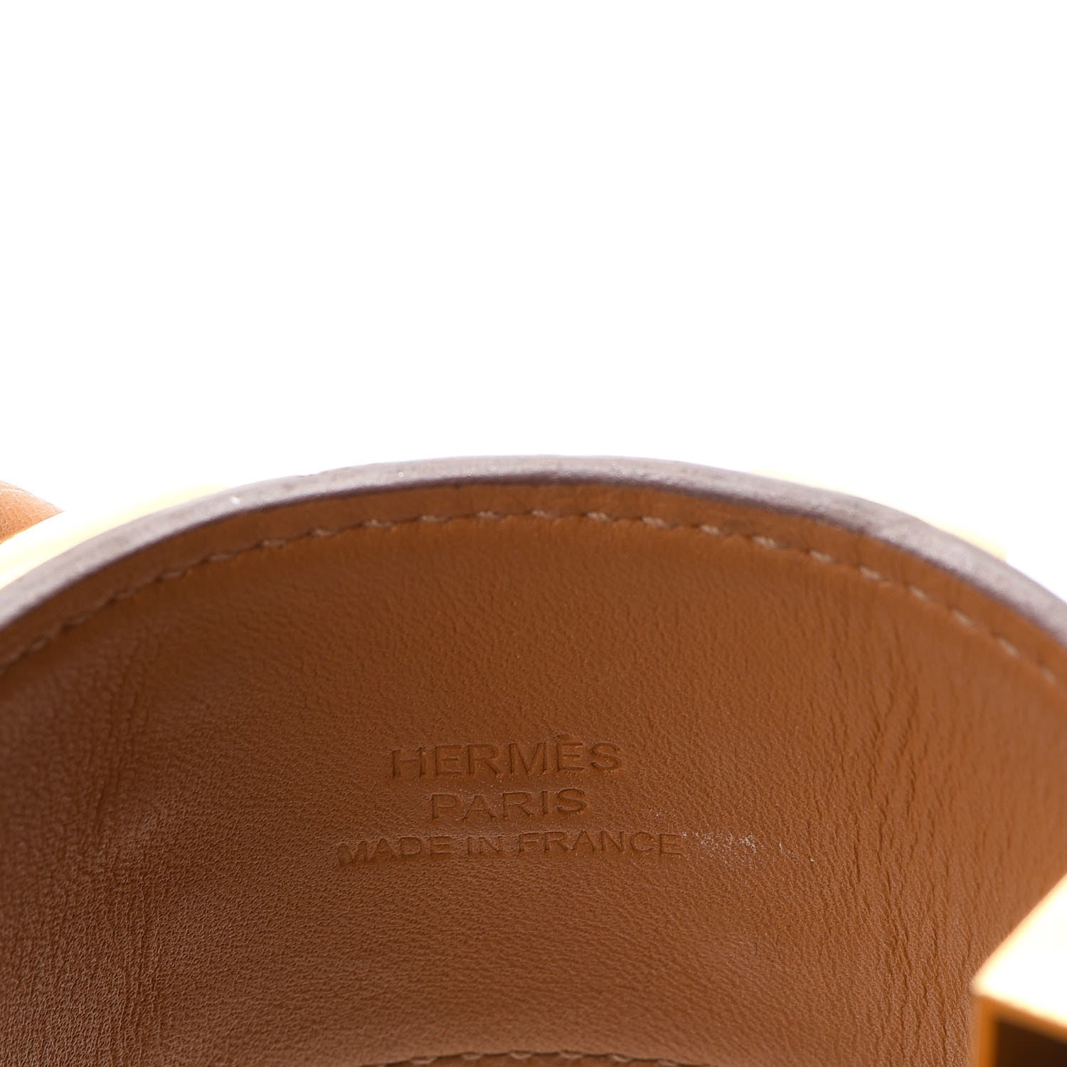 Hermes Barenia Collier de Chien CDC Bracelet S Fauve 6 of 12