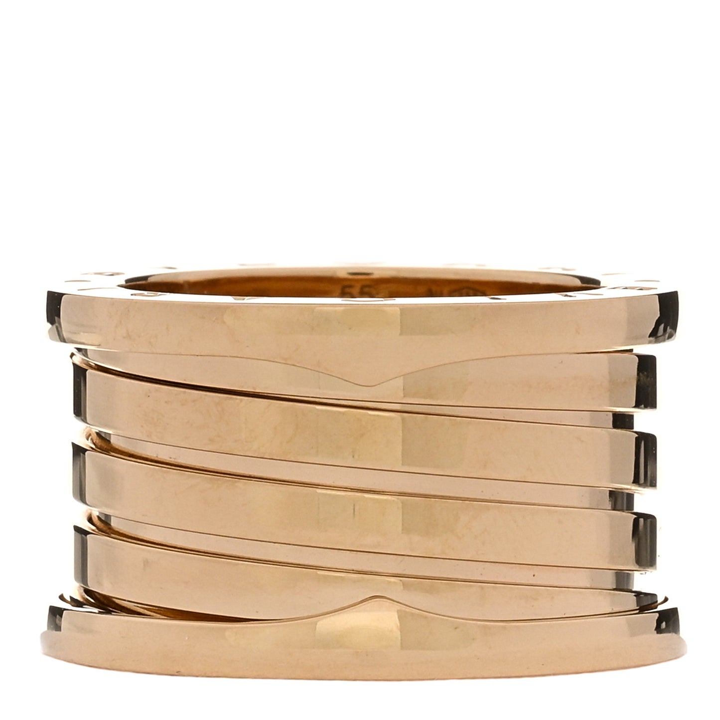 18K Yellow Gold B.Zero1 Five-Band Anniversary Ring 55 7.25