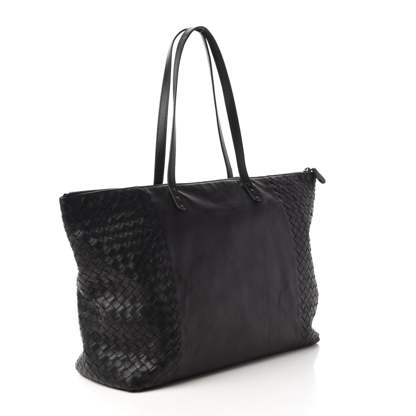 Nappa Intrecciato Tote Black
