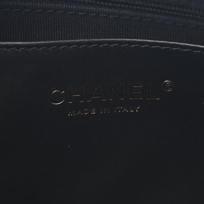 Chanel Shiny Lambskin Quilted Trendy Pockets Hobo Black 6 of 10