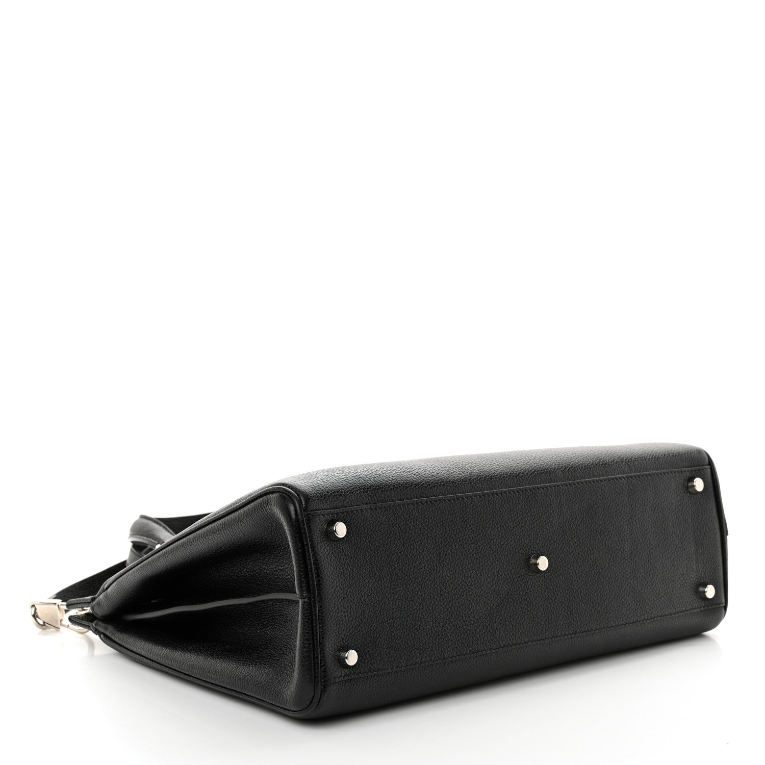 Gucci Grainy Calfskin Medium Zumi Top Handle Bag Black 4 of 10