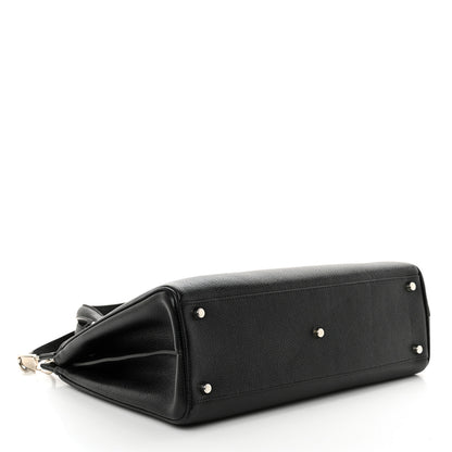 Gucci Grainy Calfskin Medium Zumi Top Handle Bag Black 4 of 10