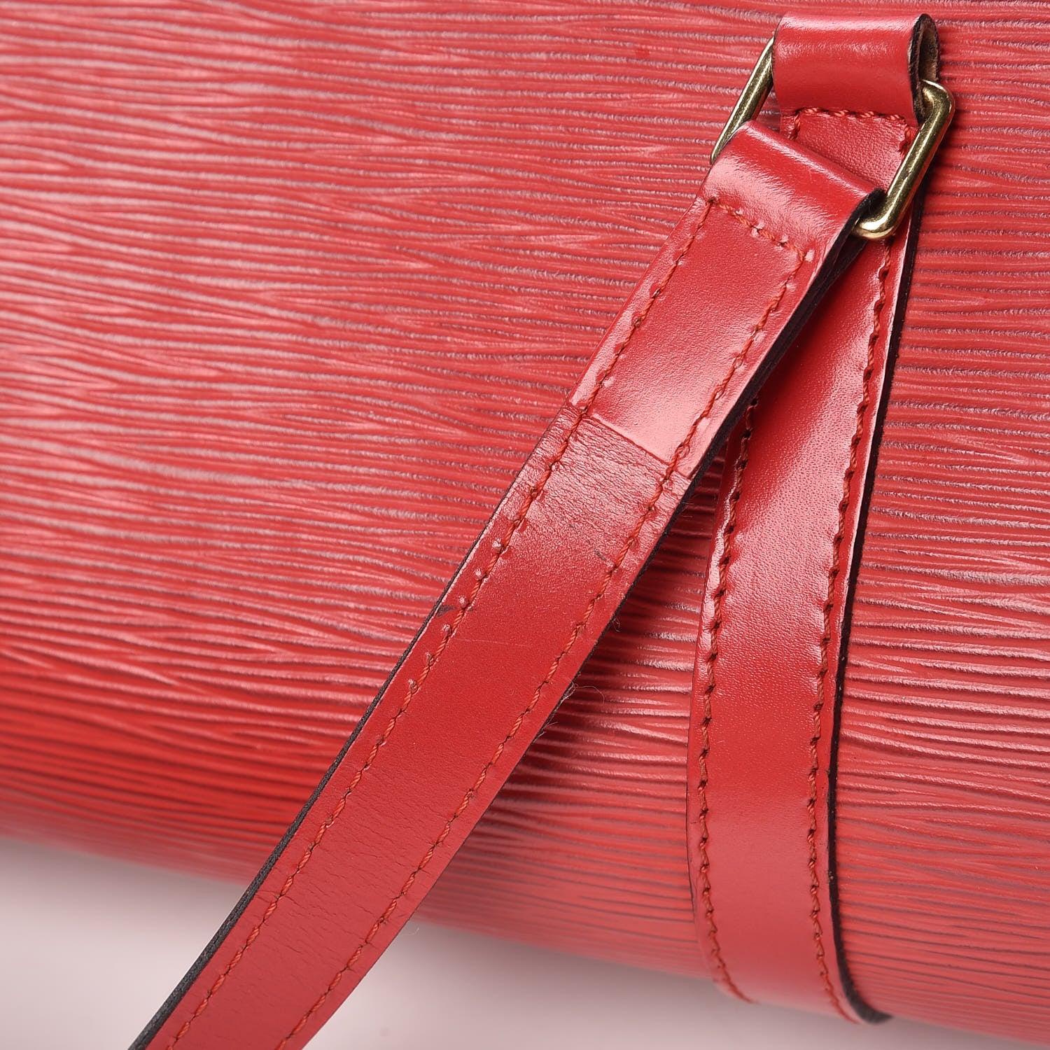 Louis Vuitton Epi Soufflot Castillan Red 9 of 17