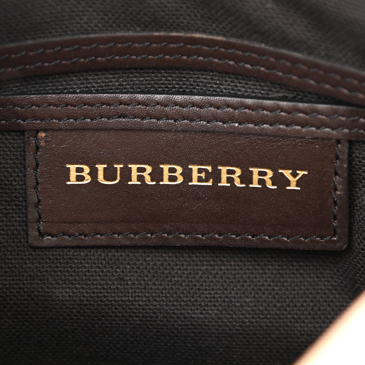 Burberry Haymarket Check Small Chester Bowling Bag Chocolate 6 of 13