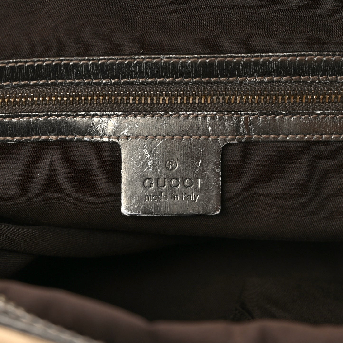 Monogram Pop Bamboo Large Top Handle Tote Pewter