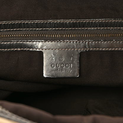 Gucci Monogram Pop Bamboo Large Top Handle Tote Pewter 6 of 14