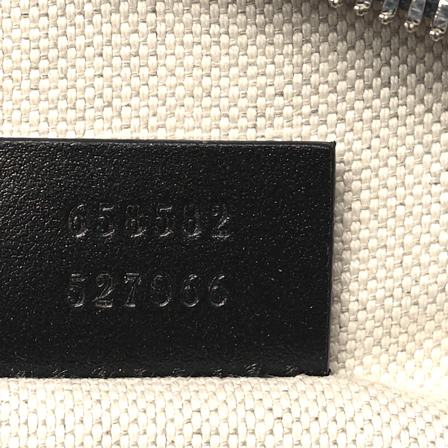Gucci Calfskin GG Tennis Embossed Belt Bag Black 7 of 9