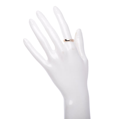 Hermes 18K Rose Gold Diamond Ever Herakles Wedding Band Ring 53 6.25 2 of 5
