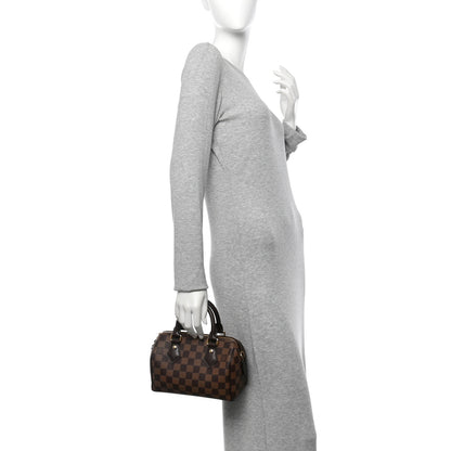 Louis Vuitton Damier Ebene Speedy Bandouliere 20 2 of 9