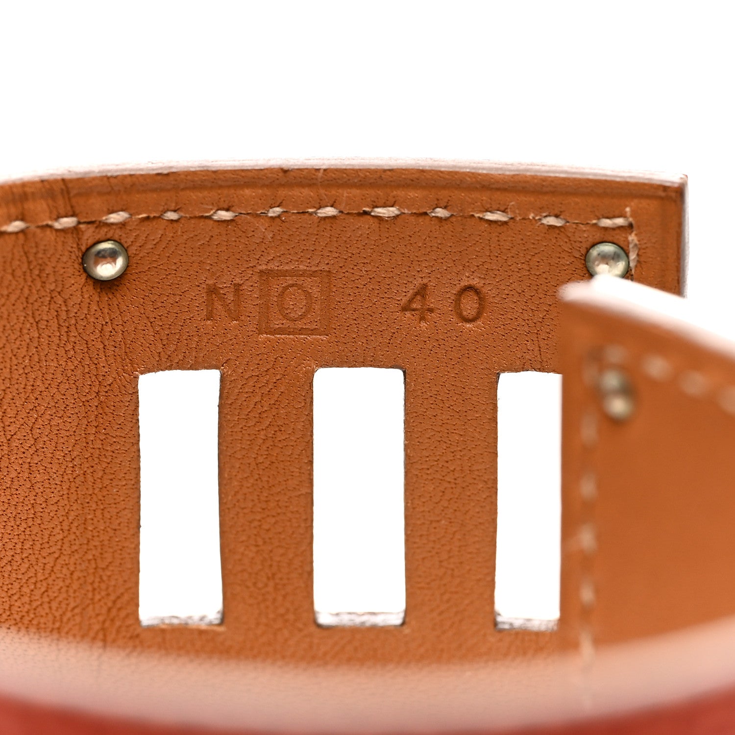 Hermes Lizard Kelly Dog Bracelet Bracelet Sanguine 5 of 5