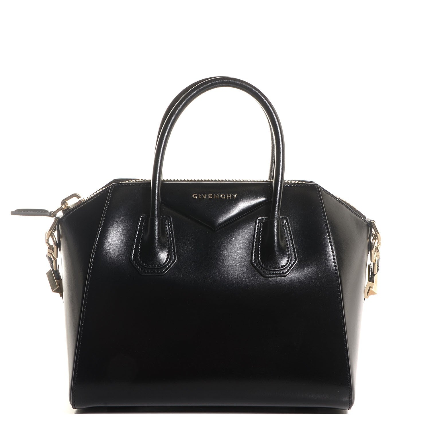 Givenchy Shiny Lord Calfskin Small Antigona Black 1 of 11