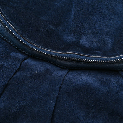 Gucci Suede Medium Icon Bit Shoulder Bag Blue 8 of 10
