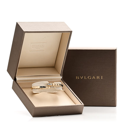 Bulgari 18K Yellow Gold Diamond Serpenti Viper Bracelet M 4 of 4