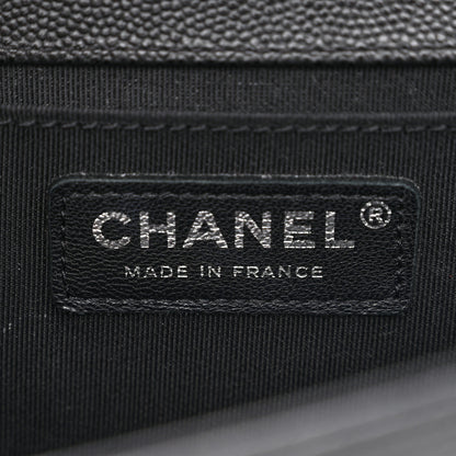 Chanel Caviar Quilted Medium Boy Flap Black 6 of 13